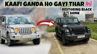 Thar Kaafi Gandi Ho Gayi 😱 | Black Shine Restore in 1 Hour | Satisfying Transformations 