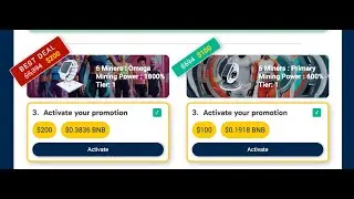 Purchasing Omega Promo and Setting up the GetFit Mining App
