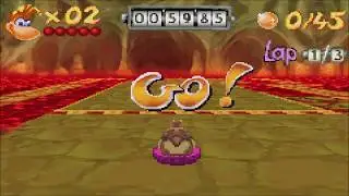 Rayman 3: Hoodlum Havoc (Game Boy Advance) Level 2-1: Magma Mayhem (Gameplay/Walkthrough)