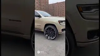 NEW #wagoneer spotted in #newyork 🗽 #automobile #ai #cars #suv #music #forgiato #projects #trucks