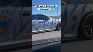 What would you rate this wrap 1-10 #dodge #hellcat #wrap #shorts