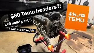 $80 Temu headers!?!?!? Review and install. 400hp lc9 5.3 build part 6