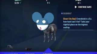 How to get the DeadGoa7 (DJ Goat) in City Bay! Goat Simulator