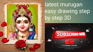 Latest murugan easy drawing step by step 3D drawing
