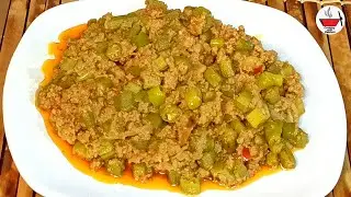 QEEMA BHINDI | KEEMA BHINDI | QEEMA | MINCE WITH OKRA | COOKING WITH RAKHSHI CLASSIC FOOD