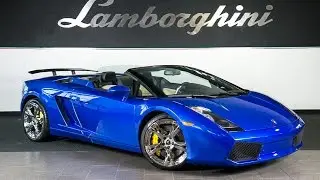 2007 Lamborghini Gallardo Spyder Monterey Blue