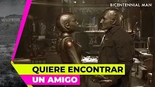 Andrew va por el mundo en busca de más robots | El Hombre Bicentenario | Hollywood Clips en Español