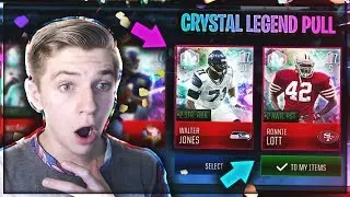 117 OVR CRYSTAL LEGEND PULL!! INSANE EASTER MADDEN MOBILE 18 PACK OPENING!