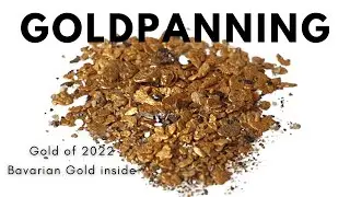 Goldwaschen in Deutschland in Bayern - dieser Placer bringt richtig viel Gold 🍻🔝