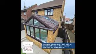 Guardian Warm Roof with 2 Velux Windows