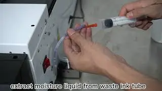 How to use moisturizing kits to prevent print head nozzle clogged for ACHI DTF Printer#dtfprinter