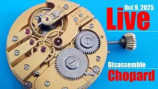 Disassemble to Repair LUC Chopard Pocket Watch