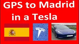 Tesla sat nav & gps and how to use the touch screen