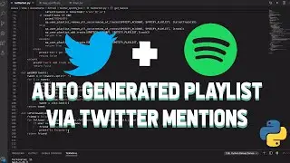 Auto generated Spotify playlist via Twitter mentions  BOT in Python