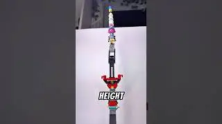 The Tallest LEGO Minifigure Is Getting TOO Tall&hellip; #lego #legos #shorts
