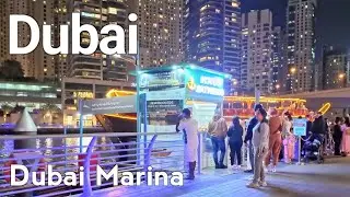 Dubai a🇦🇪 Amazing Dubai Marina [4K] Walking Tour