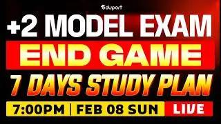 Plus Two Model Exam Study Plan | Eduport Plus Two