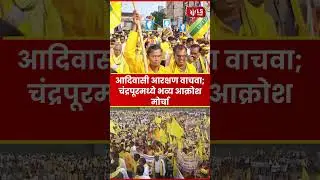 Adivasi Morcha News | आदिवासी आरक्षण बचावासाठी हजारोंचा भव्य आक्रोश मोर्चा | Chandrapur