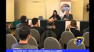 Politiche 2013 | Stella Mele si candida alla camera