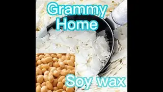 How is the soy wax made from?