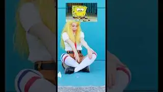 TAKE IT AWAY PENNY 🫴🫴 #Spongebob cosplay w/ ​⁠@halcybella ​⁠@Athena_grimes 🌊🌴