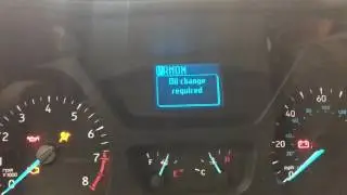 Сброс срока службы масла в Ford Transit 2016 года