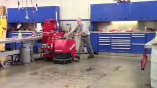 Mar-co Equipment Factory Cat Micro Scrubber Demonstration