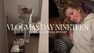 VLOGMAS, день 19! Еду домой в Корнуолл! Путешествуйте со мной в Корнуолл! | Индия Мун