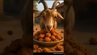 🐐 Funny Goat Adventure | Village Goat vs City Sweets | Hindi Animated Story #ai
