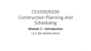 V1.2b - Gantt Chart Schedule Examples