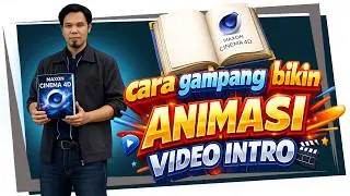 🔴#TutorialCinema4D | cara MUDAH bikin INTRO/BUMPER keren !!!