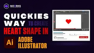 Quickies way to create HEART SHAPE in Adobe Illustrator