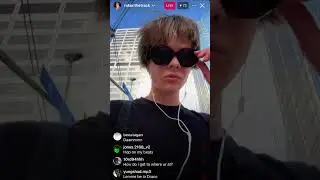 takin a walk with ur nonchalant bf rokonthetrack on live