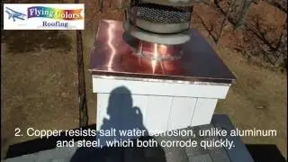 Why Copper Flashing? (203) 918-8950 Flying Colors Roofing CT copper flashing experts