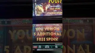 Free Spins on Wild Wolf - old school #slot #slotscasinogames #casino