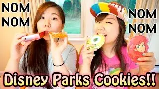 Disney Parks Snacks Taste Testing - Ariel & Mike W Cookies, Shortbread Rounds and Coconut Patties