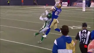 Winnipeg Blue Bombers vs Saskatchewan Roughriders Dalton Schoen Touchdown IG Field 2022