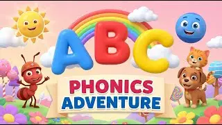 Learn ABC Phonics for Kids | Cute 3D Cartoon Letters with Fun Sounds!&rdquo;
