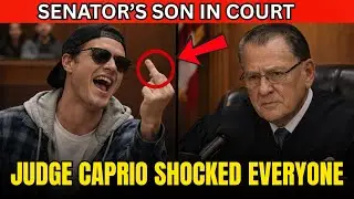Senator's Son Mocks Judge Caprio My Dad Runs This State   The Punishment Left Him SOBBING