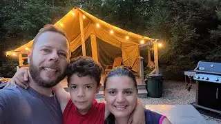 Camping ⛺️ no Normandy Farms Campground Day 1