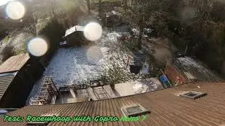 Test Racewhoop with GoPro hero 7 and snow