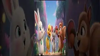 Rain Rain Go Away ☔🌈 | Cute Animal Song | Kids Cartoon Short
