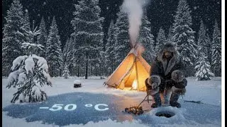 Life at &ndash;55&deg;C : Evenki Nomads Taiga | Siberia Forest 2025 | 4K