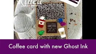 Coffee card with Rinea ghost ink