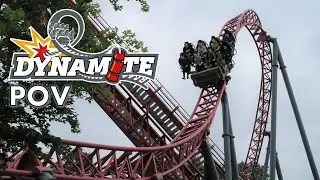 Dynamite POV (Front + Back Row), Freizeitpark Plohn Mack Big Dipper Coaster | Non-Copyright