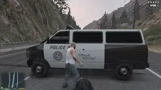 GTA 5 PS4 - Stab City Shootout + Epic Five Star Chase ( Blaine County )
