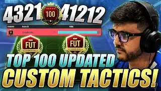 PRO PLAYER UPDATED TOP 100 CUSTOM TACTICS AND INSTRUCTIONS (4321,41212) - FIFA 20 Ultimate Team