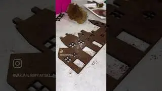Essa t&eacute;cnica &eacute; maravilhosa e super f&aacute;cil. Eu amo fazer. #artesanato #mdf #diy