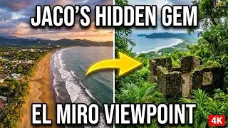 Jaco Coastline + El Miro 4K | Aerial Views of Costa Rica's Tropical Paradise