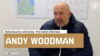 Andy Woodman ahead of Notts County trip